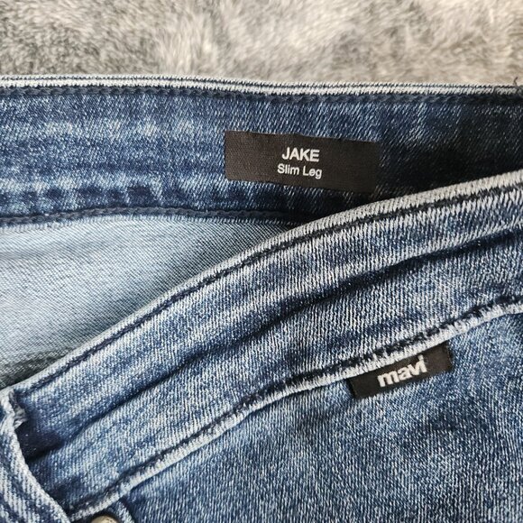 Mavi Men's Slim Straight Jeans - Light Blue - Picture 4 of 12